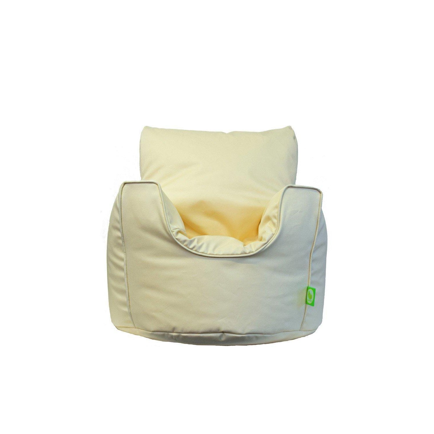 Cotton Twill Natural Bean Bag Arm Chair Toddler Size - image 1