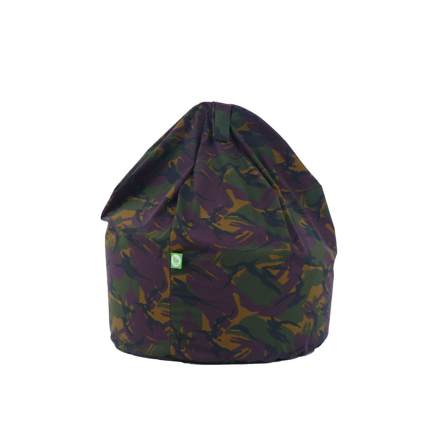 Cotton Green Army Camo Bean Bag Child Size - image 1