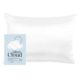 Satin Pillowcase Infused with Silver Ions