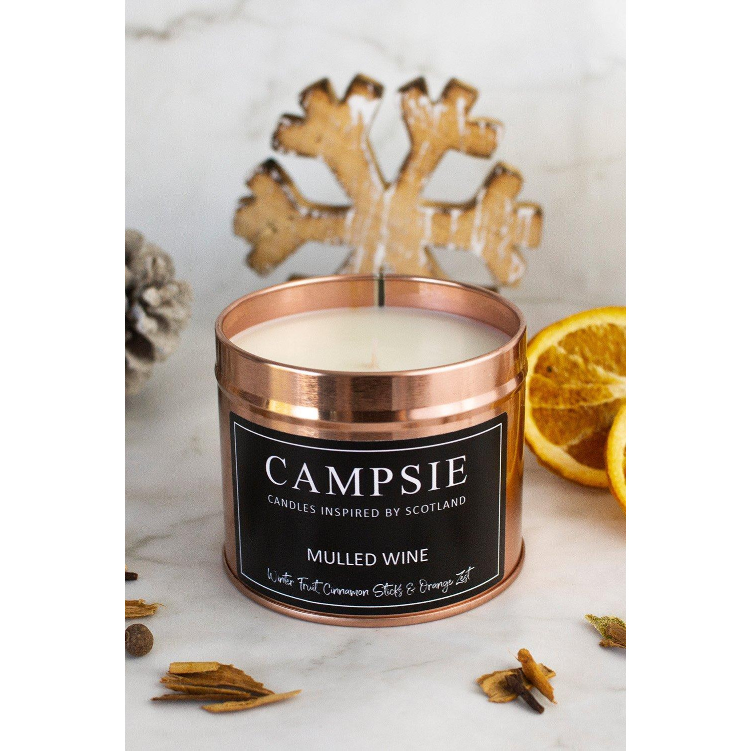 Mulled Wine Rose Gold Candle Tin - image 1
