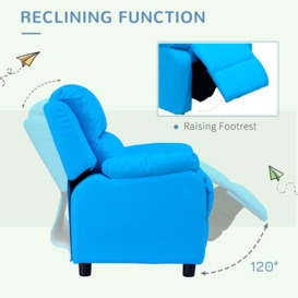 Children Recliner Armchair Game Chair Sofa Children Seat In PU Leather - thumbnail 3