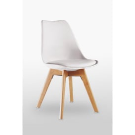 Lorenzo Tulip Padded Dining Chair Single - thumbnail 1
