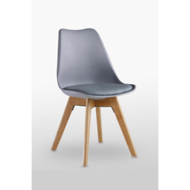 Lorenzo Tulip Padded Dining Chair Single