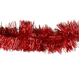 Shiny, Thick Tinsel For Christmas Trees and Decoration, 2m Long, 11cm Wide. () Gold - thumbnail 2