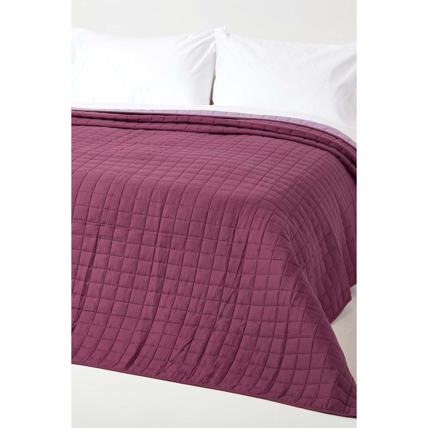 Cotton Quilted Reversible Bedspread - image 1