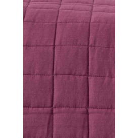 Cotton Quilted Reversible Bedspread - thumbnail 3