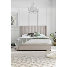 Savannah Natural Oat Upholstered - Bed Frame Only