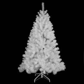 4ft- Black Artificial Tree Imperial 230 Tips Artificial Tree with Metal Stand White 8Ft/240CM