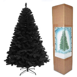 8FT Black Alaskan Pine Christmas Tree - thumbnail 2