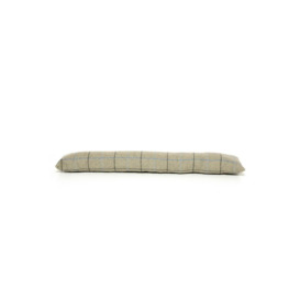 Tweed Checked 100% Pure British New Wool Cover Draught Excluder