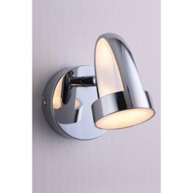 LED Wall Spotlight Polished Chrome