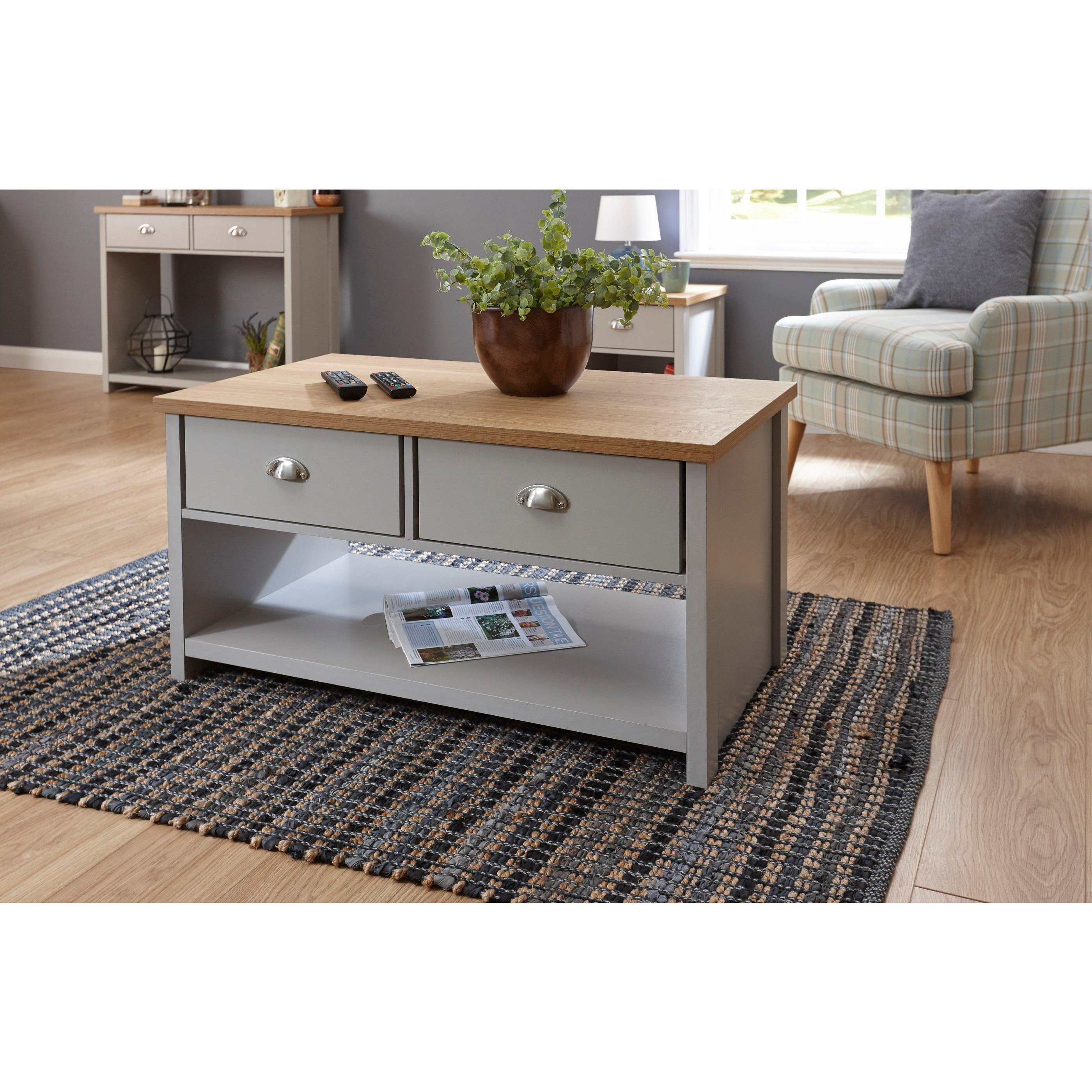 Lancaster 2 Drawer Coffee Table - image 1
