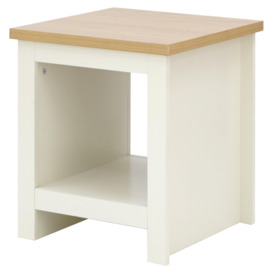 Lancaster Side Table with Shelf - thumbnail 2
