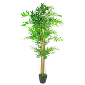 150cm (5ft) Natural Look Artificial Bamboo Plants Trees - XL - thumbnail 1