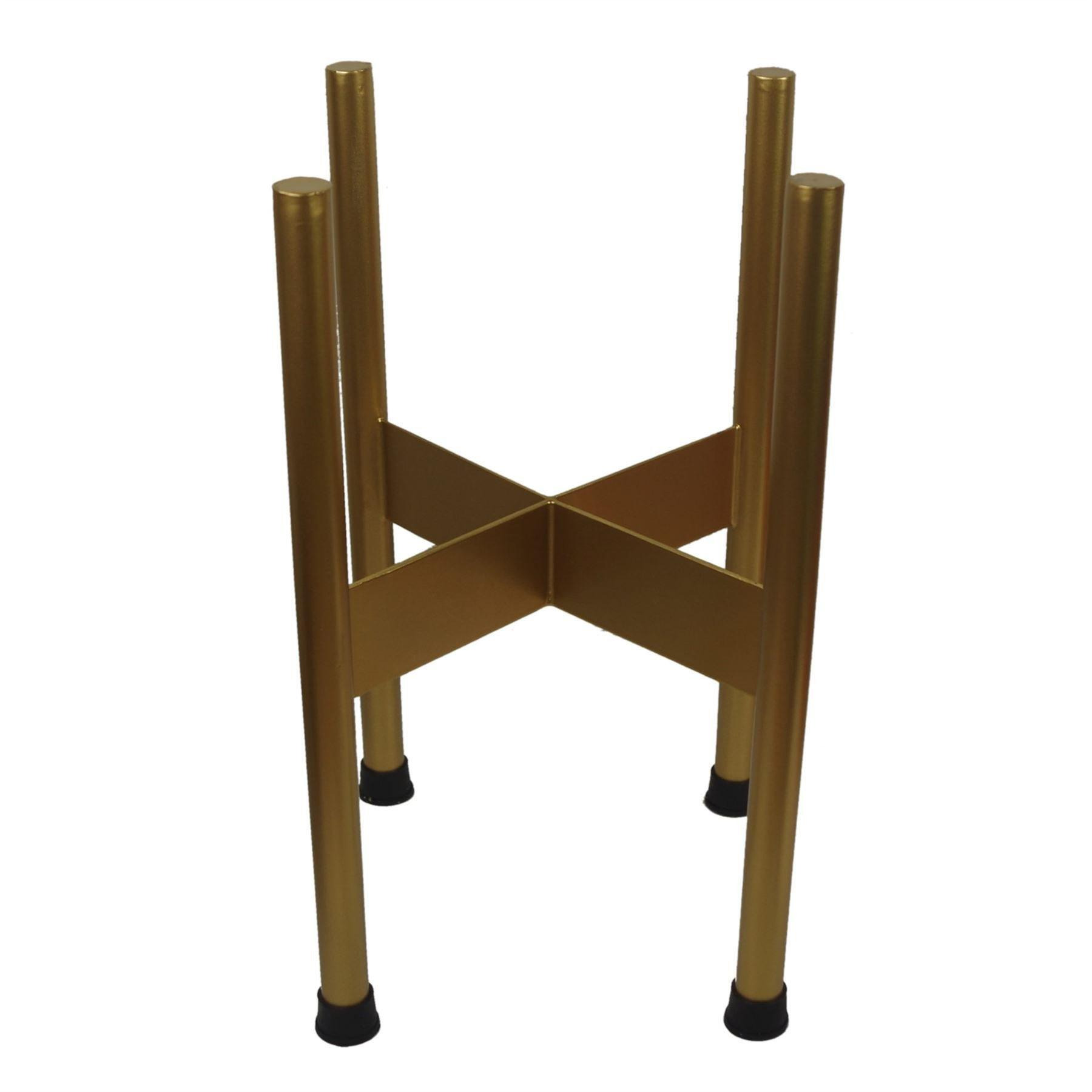 Medium Gold Planter Stand (Planter not included) 38.5cm x 18cm - image 1