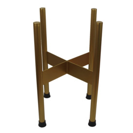 Medium Gold Planter Stand (Planter not included) 38.5cm x 18cm - thumbnail 1