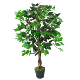 110cm Leaf Realistic Artificial Ficus Tree / Plant