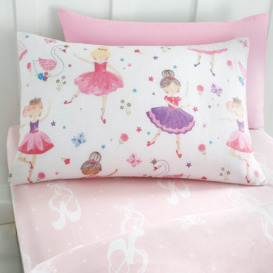 Kids Fitted Sheet For Prima Ballerina Ballet Dance Bedding Bed Linen