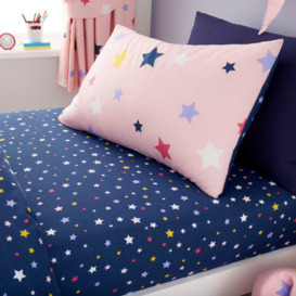 Kids Multi Stars Reversible Duvet Cover Quilt Bedding Set - thumbnail 3