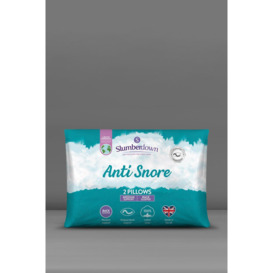 2 Pack Anti Snore Medium Support Pillows