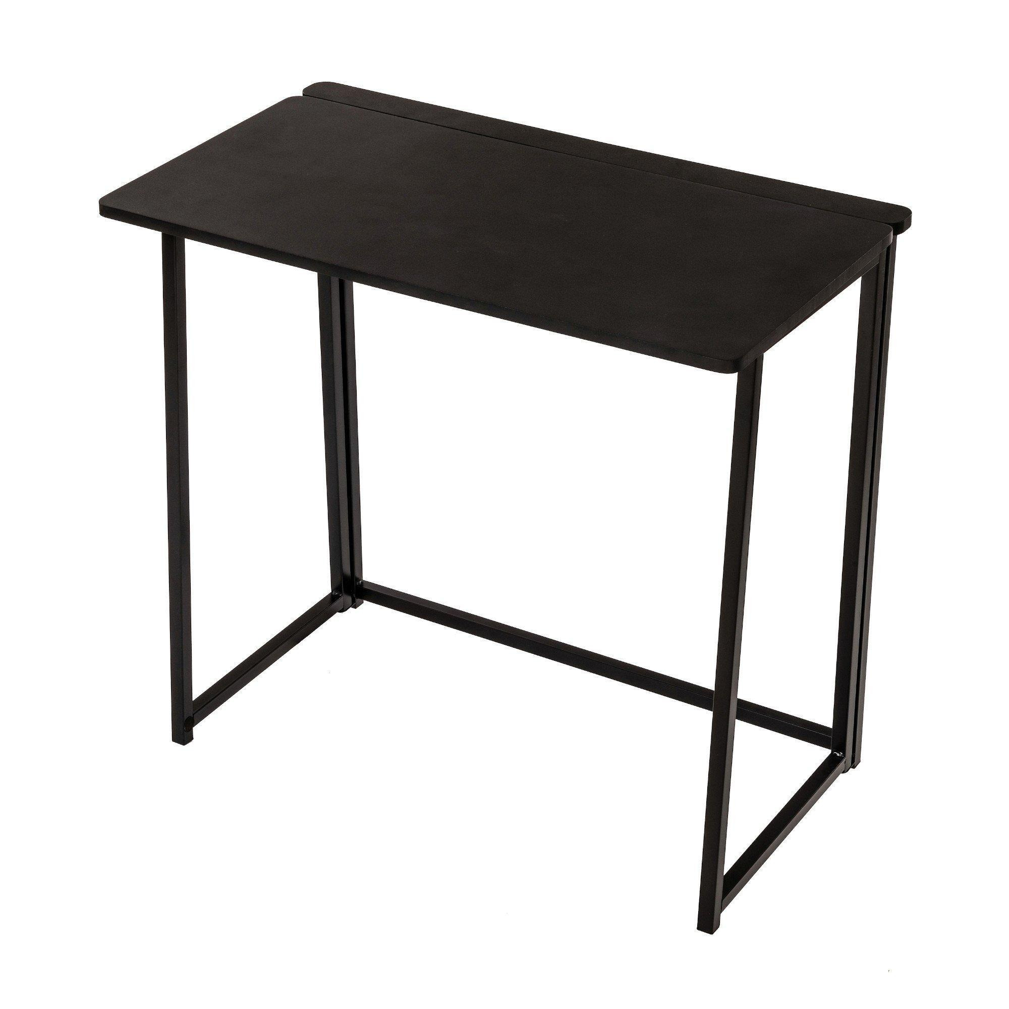 Compact Folding Writing Computer Desk with Metal Legs - image 1