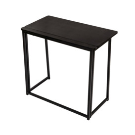 Compact Folding Writing Computer Desk with Metal Legs - thumbnail 2