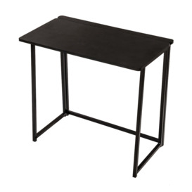 Compact Folding Writing Computer Desk with Metal Legs - thumbnail 1