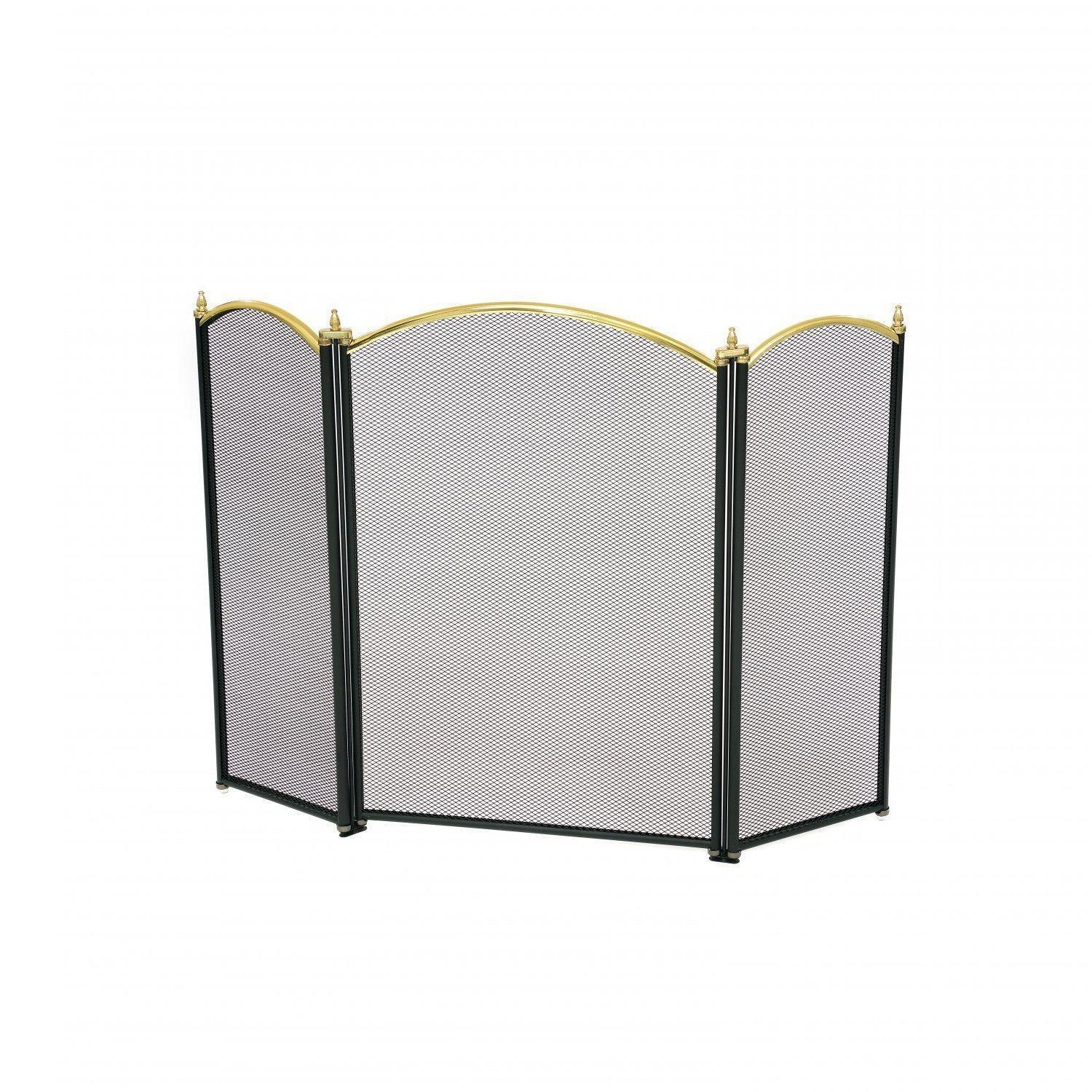 3 Panel Fire Screen Spark Guard - image 1