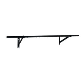 All Metal Super Heavy Wall Mounted Garment Clothes Rail - 4ft