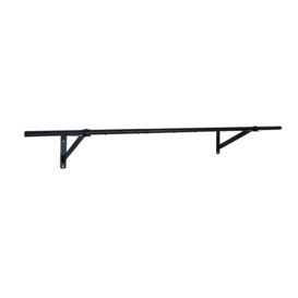 All Metal Super Heavy Wall Mounted Garment Clothes Rail - 5ft