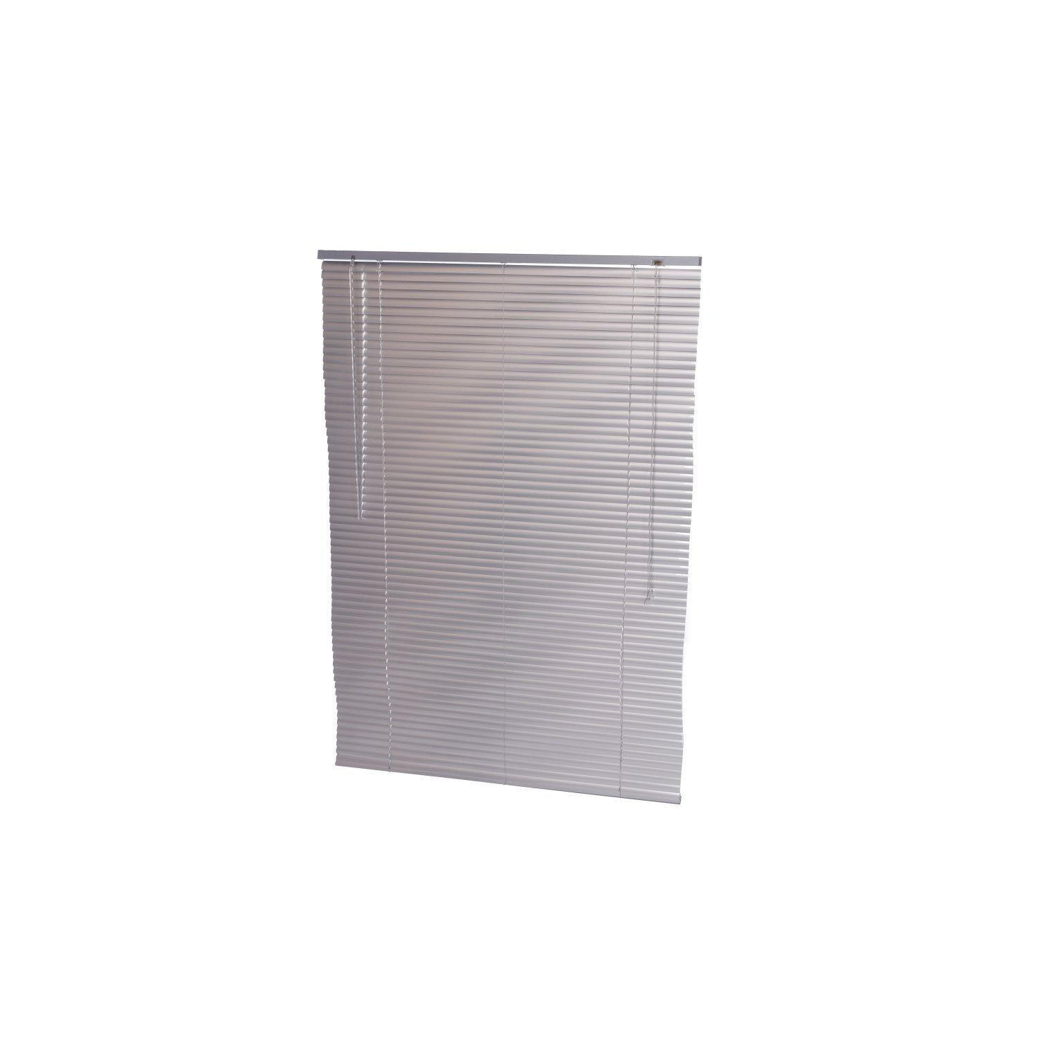 Aluminium Silver Venetian Window Blinds with Fixings - image 1