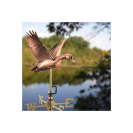 Flying Duck Cottage Copper Weathervane - thumbnail 3