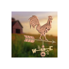 Rooster Farmhouse Copper Weathervane - thumbnail 2