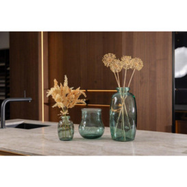 Recycled Glass Rimma Clear Home Décor Medium Teardrop Vase (H) 35cm - thumbnail 3