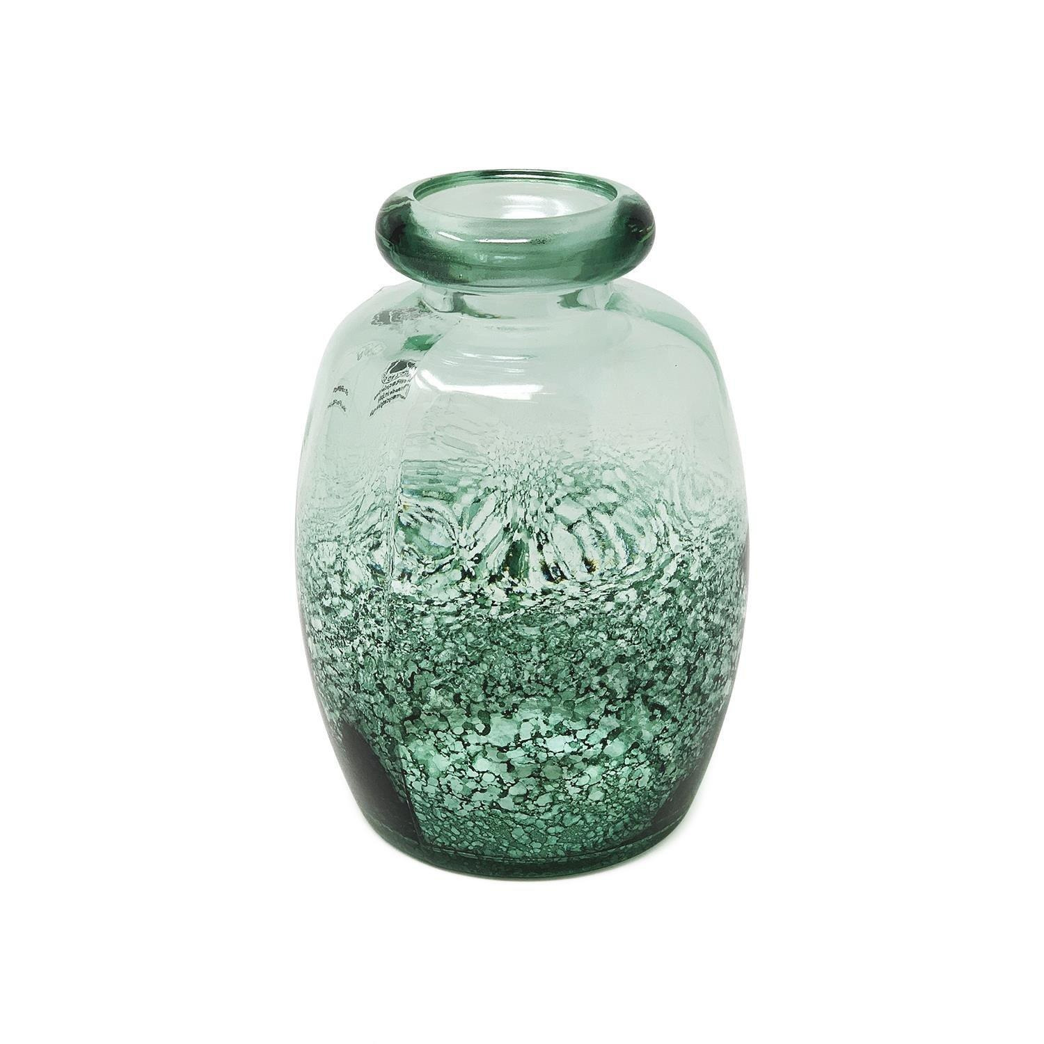 Recycled Glass Rimma Clear Home Décor Small Teardrop Vase (H) 16cm - image 1
