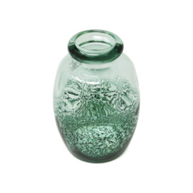 Recycled Glass Rimma Clear Home Décor Small Teardrop Vase (H) 16cm - thumbnail 2