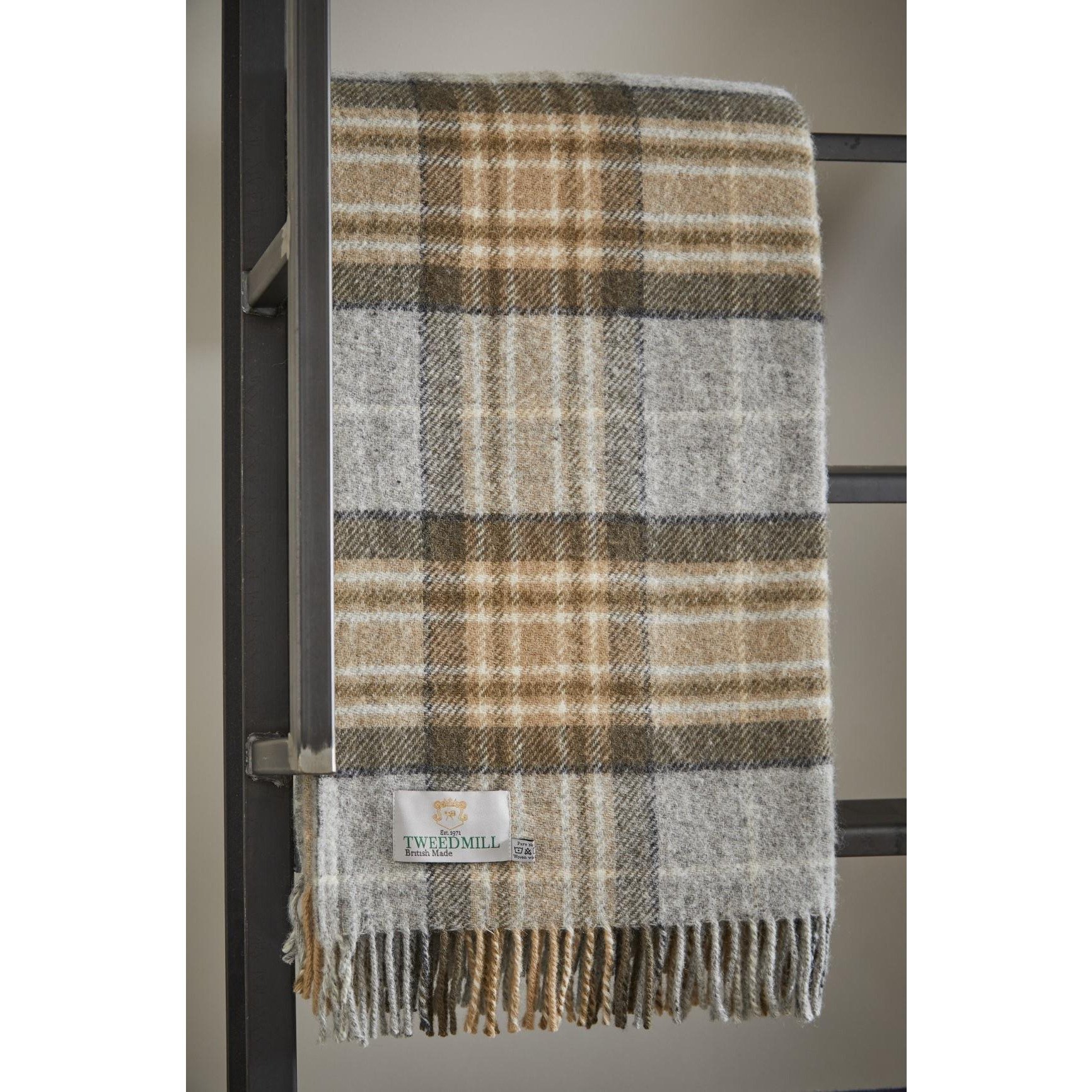 Tweedmill Tartan PNW McKellar Blanket/Throw Multi 150cm x 183cm 100% New Wool Made in the UK - image 1
