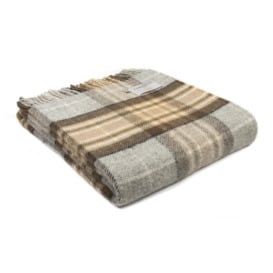 Tweedmill Tartan PNW McKellar Blanket/Throw Multi 150cm x 183cm 100% New Wool Made in the UK - thumbnail 2