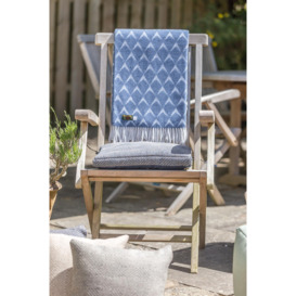 Tweedmill 100% Pure New Merino Wool Coastal Penrhos Blanket/Throw 142 x 180cm Made in the UK - thumbnail 1