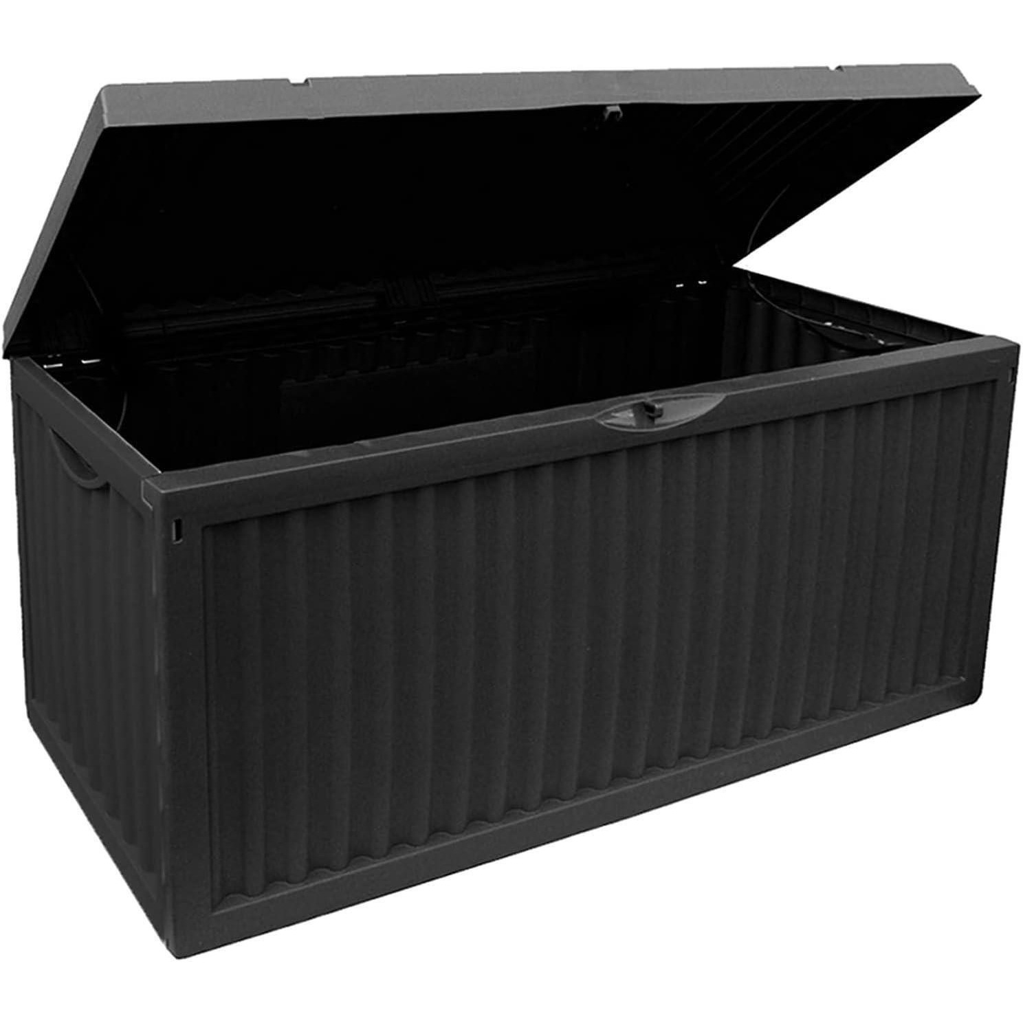 336L Large Outdoor Garden Plastic Storage Box Container - image 1