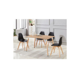 'Rico Halo' Dining Set Includes a Table and 4 Chairs - thumbnail 2
