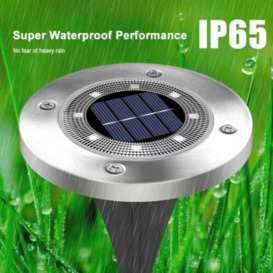 Solar Outdoor Garden Decking Light IP65, RGB, Pack of 4 - thumbnail 3