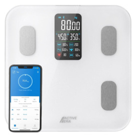 Ultra Slim Bathroom Scales - Smart App, HR & Cardiac Index Measure