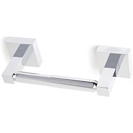 Square Bathroom Bar Toilet Roll Holder Toilet Paper Holder Bar Chrome Toilet Tissue Dispenser Stainless Steel - image 1