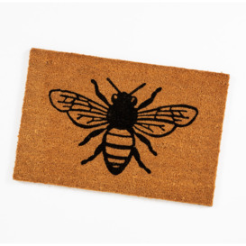Astley Monochrome Bee Natural Coir Mat - thumbnail 2
