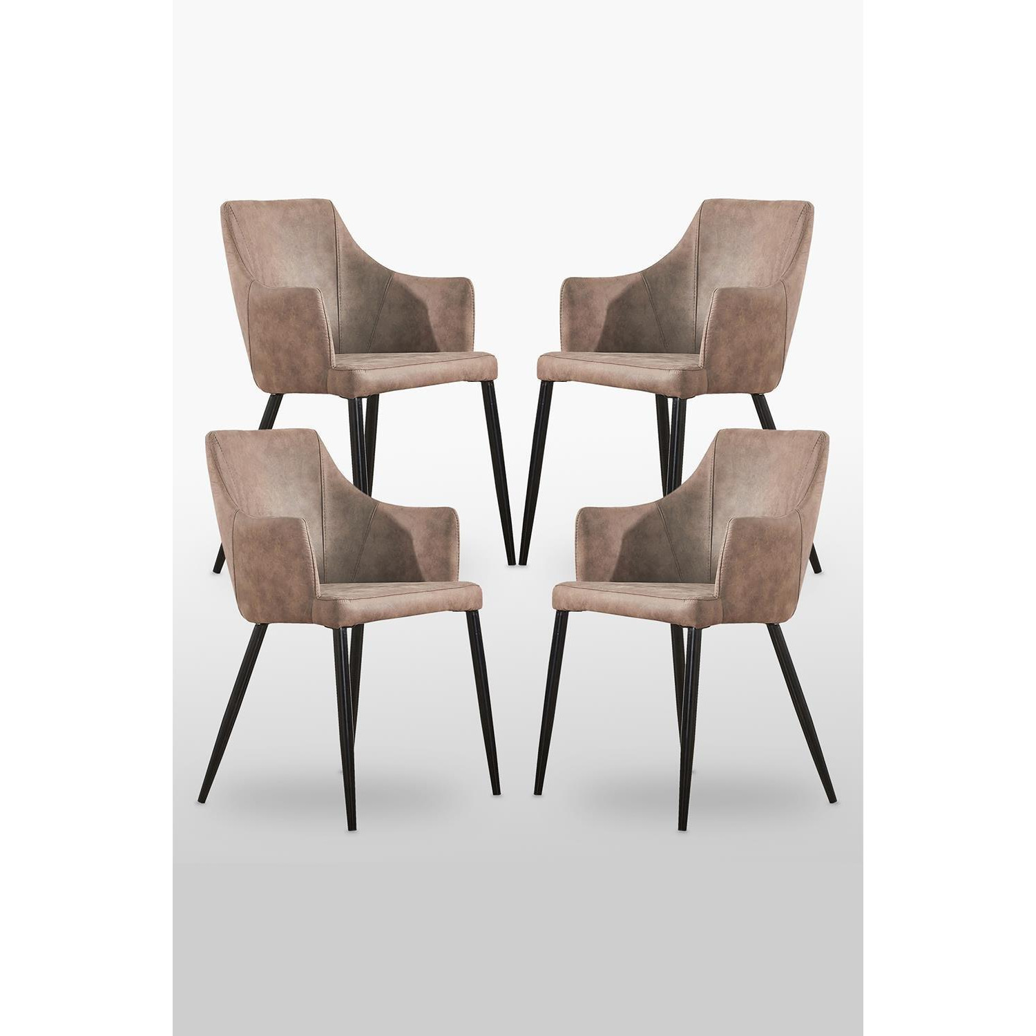 Zarah' Dining Chairs Set of 4 - image 1