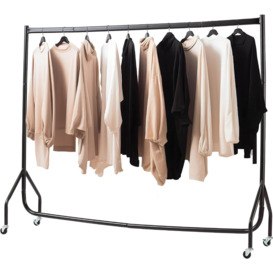 Heavy Duty Clothes Rail Home Garment Hanging Storage Stand Rack 6ft x 5ft