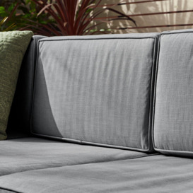 Orlando 8 Seat Modular Outdoor Garden Sofa - PE Rattan Garden Sofa with Cushions - Two Garden Coffee Table - thumbnail 3