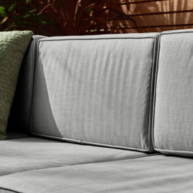Orlando 8 Seat Modular Outdoor Garden Sofa - PE Rattan Garden Sofa with Cushions - Two Garden Coffee Table - thumbnail 3