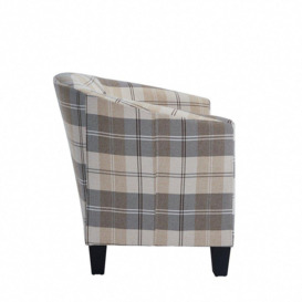 Canberra Tub Chair Accent Chair With Wooden Legs - thumbnail 3